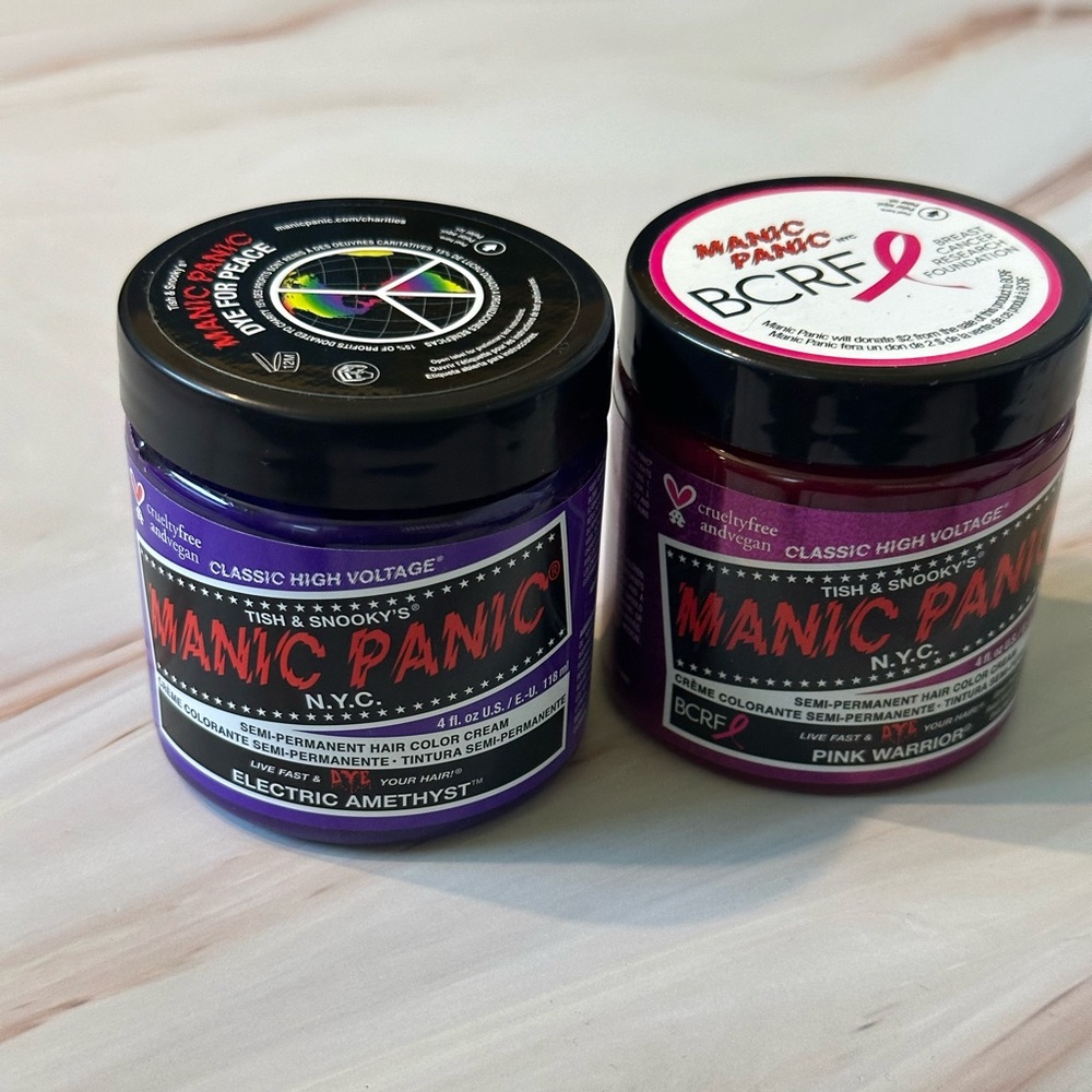 2 Manic Panic Hair Color Creams